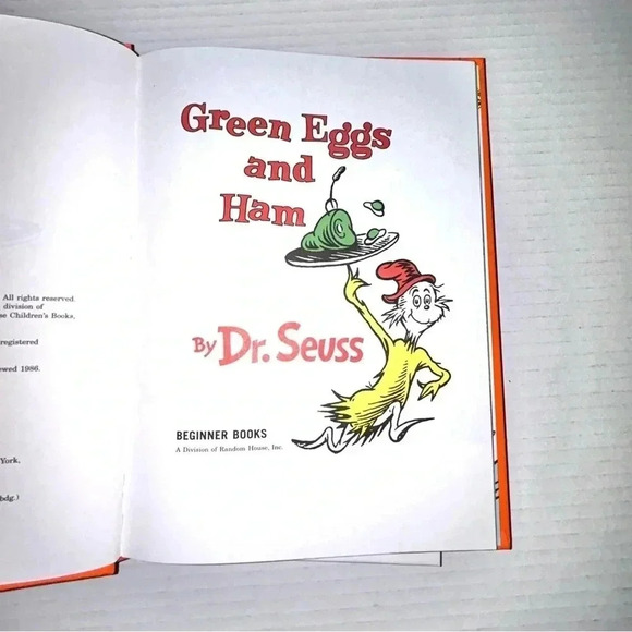 Lot Of 4 Dr SeussI Beginners Books I Can Read All By Myself Green Eggs And Ham - Picture 6 of 8